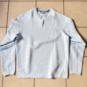 Nike x NOCTA Tech Fleece Crew Cobalt Blue Tint Size Medium Mens